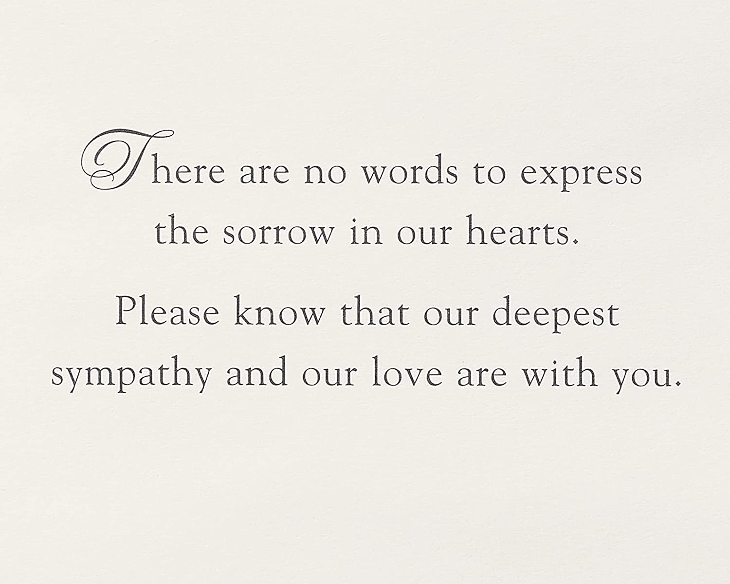 Papyrus Sympathy Card (Wishing You Comfort and Peace) - Image 3